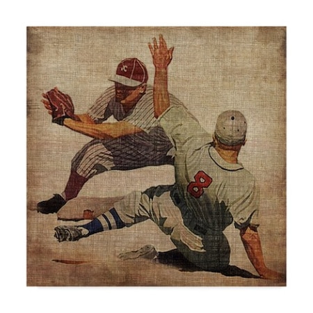 John Butler 'Vintage Sports Vii' Canvas Art,14x14